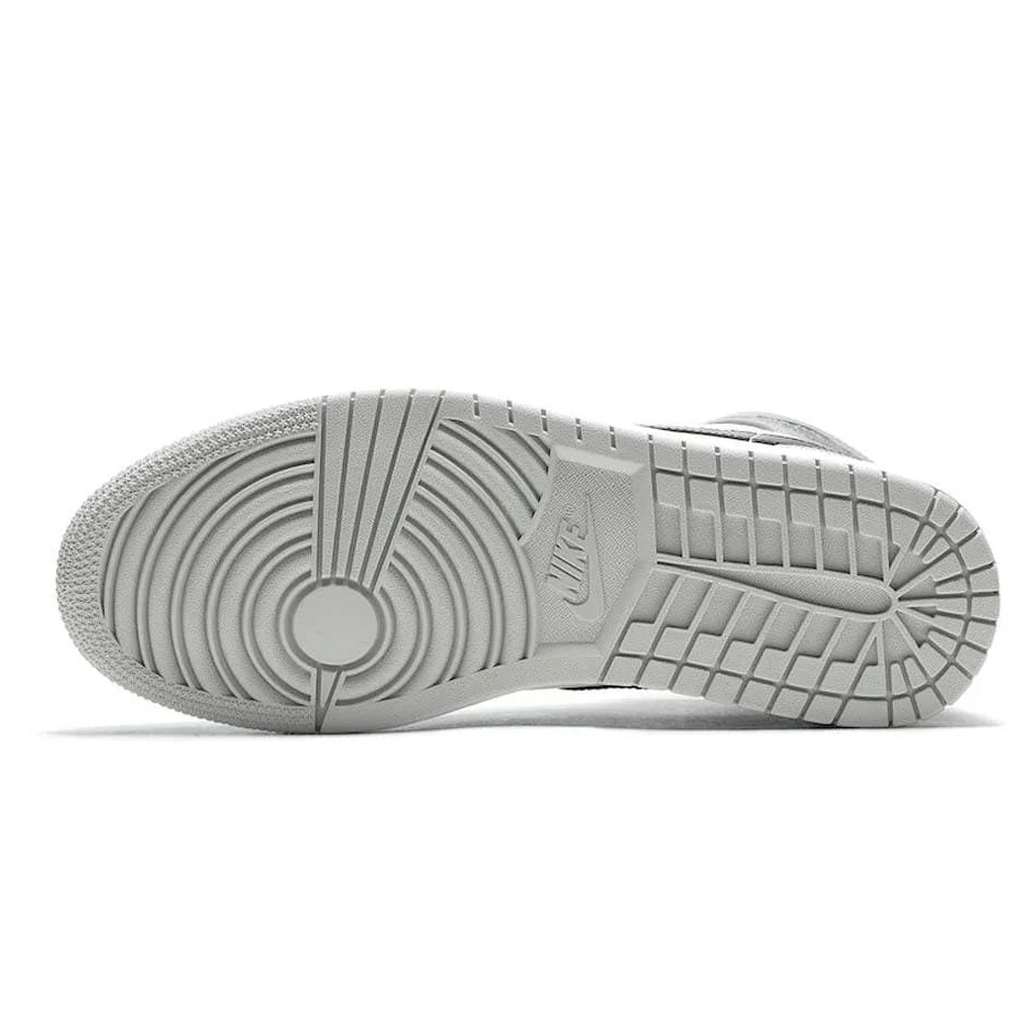 Smoke Air Mid 1 Grey Jordan 0711